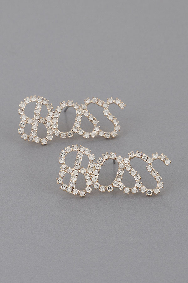 Hugo boss stud earrings Clearance