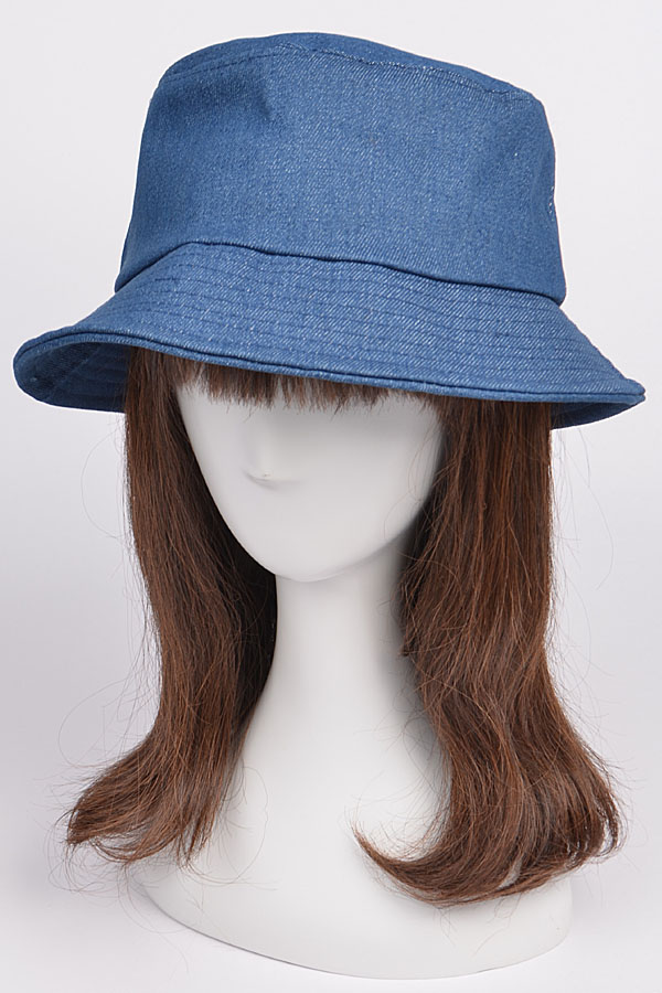 AMH1575 DARK BLUE Simply Bucket hat. - Cloche/Floppy