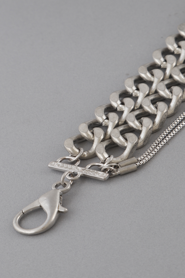 GDN1851 Washed Gold Multi Chain Layered Chain Pendant Necklace - Chain ...