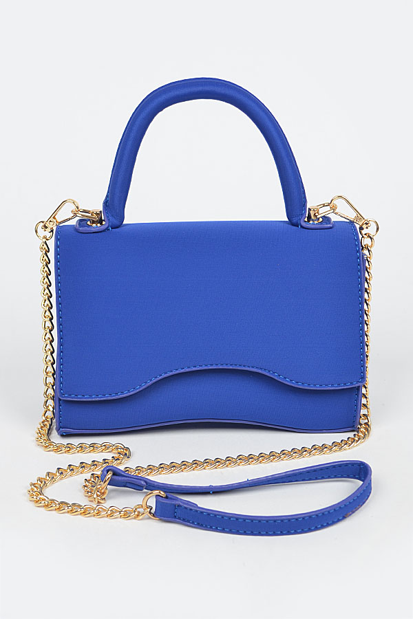 HPC5361 COBALT Nylon Top Handle Bag Clutch & Wallet