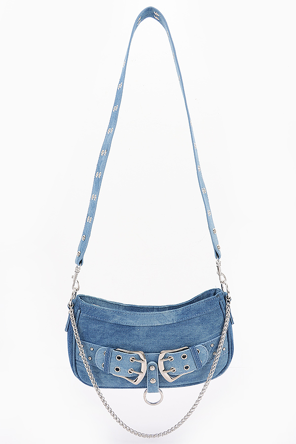 HPC6638 LIGHT BLUE Denim Crossbody Bag - Newly Updated
