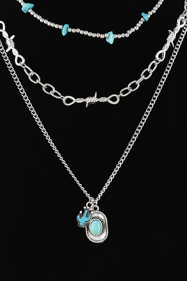 アクセサリー feather21&19chain with Turquoise Paparazzi ♥ Fancy Feather - Blue ♥ Necklace – LisaAbercrombie