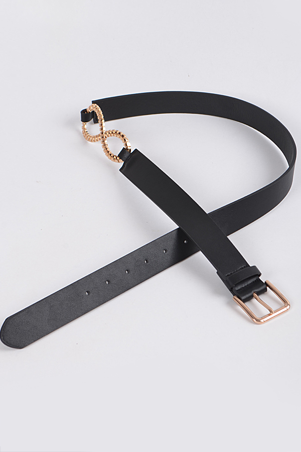 PB7120 KHAKI Infinite Sign Fashion Belt - Fashion Belts