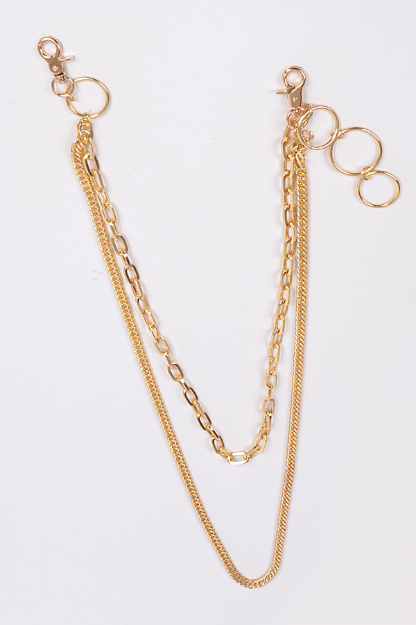 PB7680 GOLD Monotone Chain Belt Chain Belts