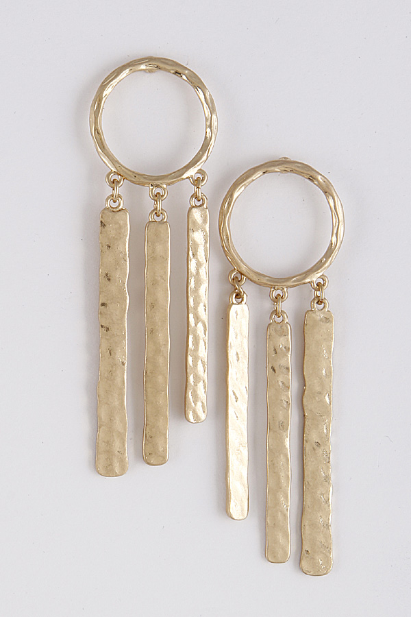 PEA398 W GOLD Antique Style Daily Earrings 9BAB8 Dangle Earrings