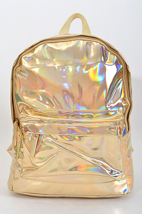 PP6446 Gold Diva Plain Sparkle Backpack