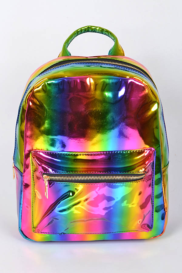 PP6750 MULTICOLOR Rainbow Backpack With Pocket