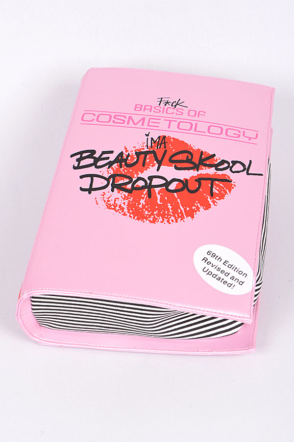 PP6825 PINK Cosmetology Theme Inspired Backpack