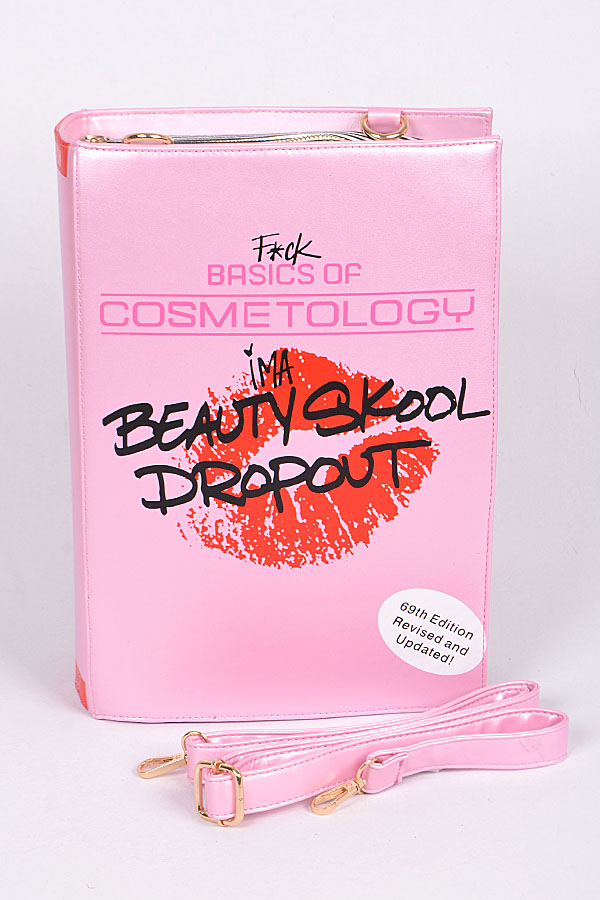 PP6825 PINK Cosmetology Theme Inspired Backpack