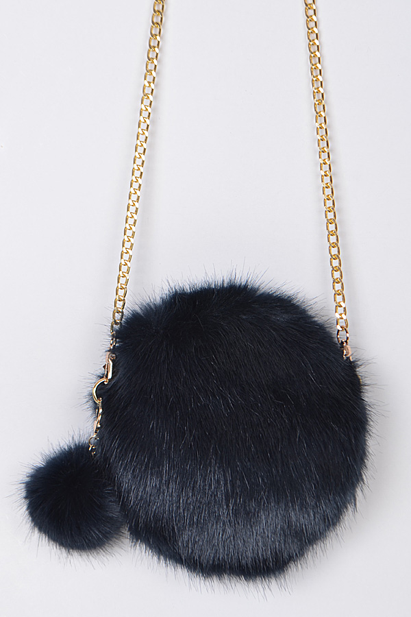 navy circle bag