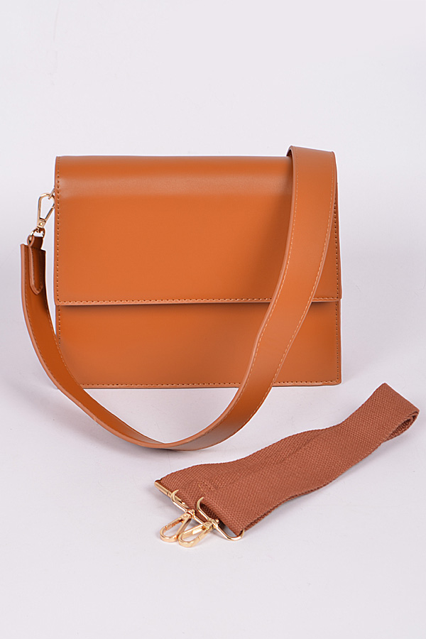 PPC6703 BROWN Boxy Clutch Clutch & Wallet