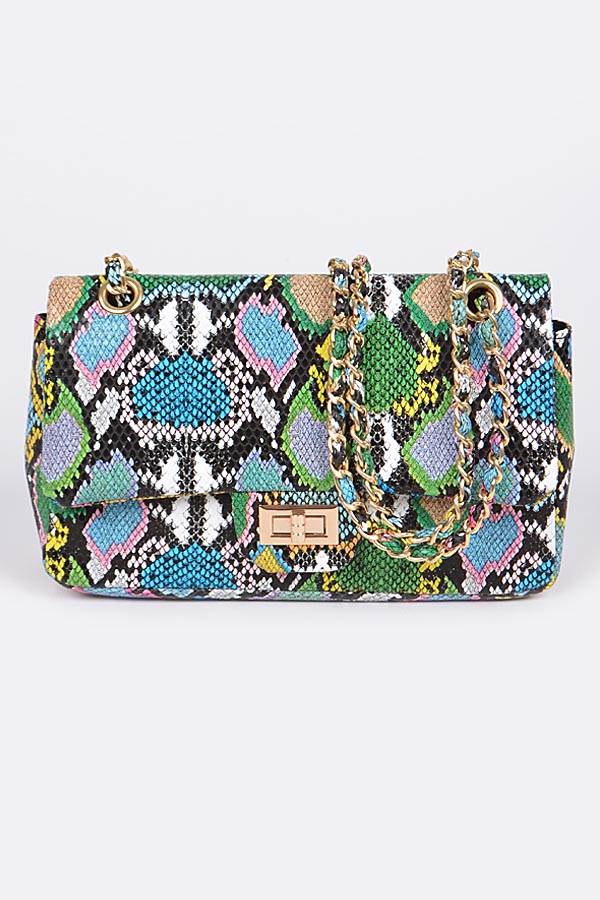 PPC6852 MULTICOLOR Multicolor Melt Clutch. Clutch & Wallet