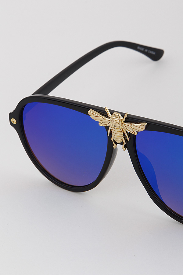 SA321 MULTICOLOR Stylish Bee Sunglasses