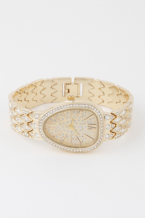 Diamond Cut Jewel Watch