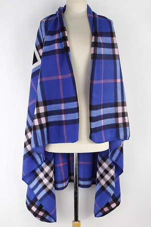 Just Do Nothing Plaid Winter Scarf 9IBB