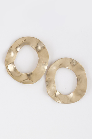 Hammered Oval Earrings 9BCA9