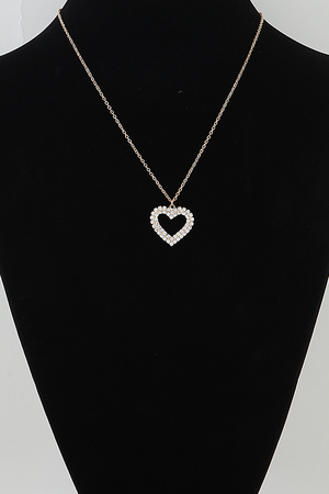 Valentines Heart Chain Necklace