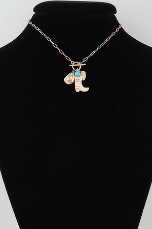 Wild West Charms Toggle Necklace