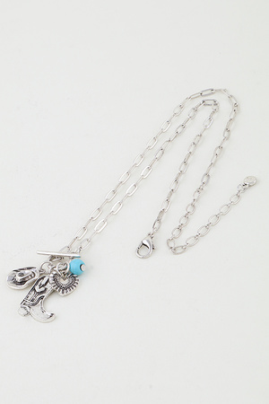 Wild West Charms Toggle Necklace