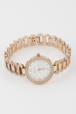 Jeweled Chain Watch