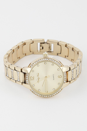 Jeweled Two Toned Watch