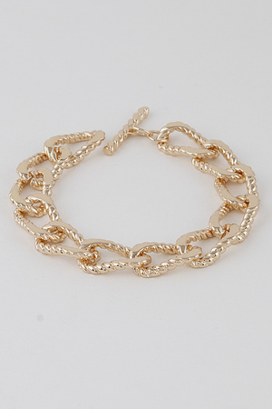 Unique Chain Toggle Bracelet