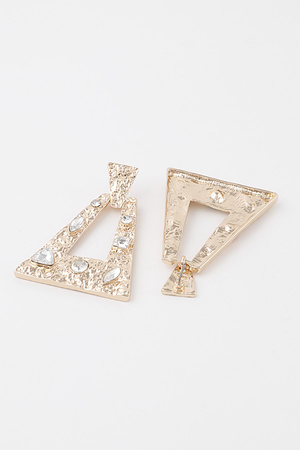 Embedded Jewel Fashion Earrings