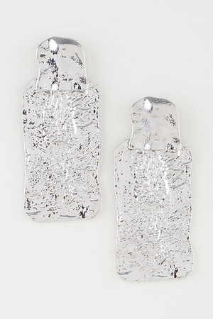 Hammered Bar Earrings