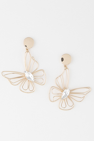Butterfly Shape Drop Earrings