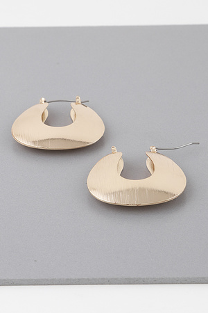 Hollow Arch Hoop Earrings