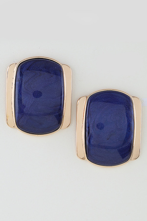 Modern Shiny Abstract Drop Earrings