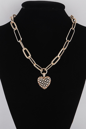 Luxury Heart Chain Necklace