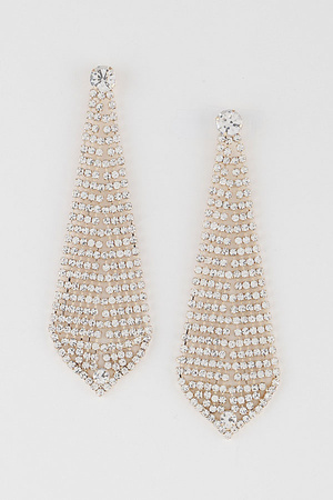 Rhinestone Drop Earrings