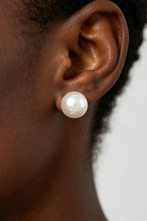 Classic Faux Pearl Stud Earrings