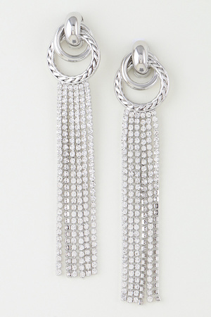 Narrow Angular Hoop Earrings