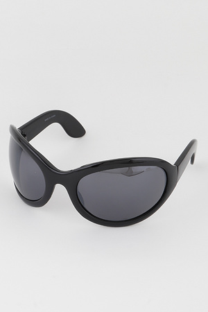 Ultra Curved  Round  Sunglasses