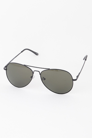 Dark Toned Aviator Sunglasses