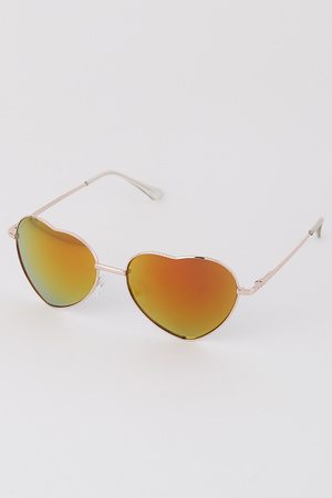 Polarized Heart  Sunglasses