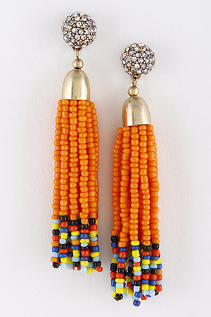 Rainbow Tassel Earrings 7DCF3