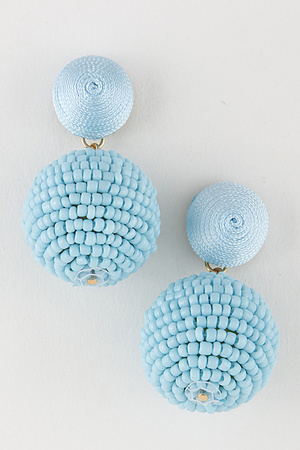 Disco Ball Beaded Earrings 7DCH2
