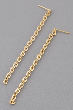 Simple Chain Drop Earrings