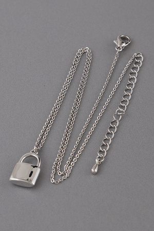 Lock Pendant Necklace