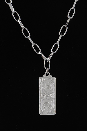 Money Pendant Necklace