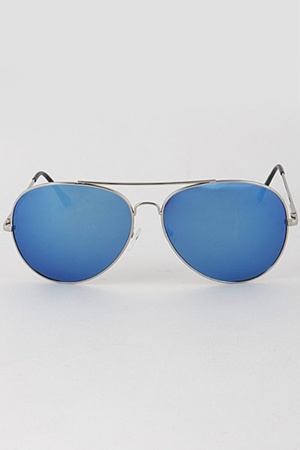 Classic Mirrored Tinted Sunglasses
