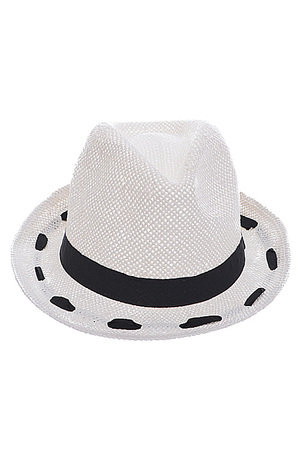 Laced Up Fedora Hat