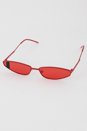 Narrow Monotone Sunglasses