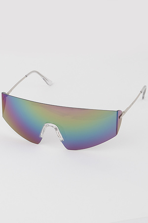 Rimless Shield Sunglasses