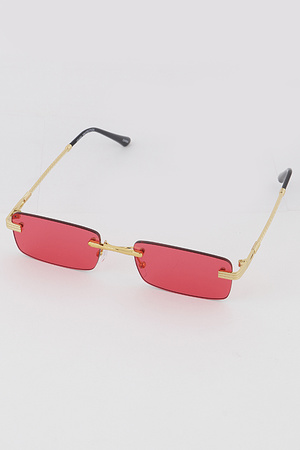 Colorful Eyes Rimless Sunglasses