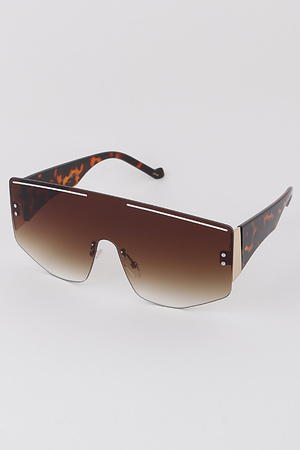 Lens Gradient Shield Sunglasses