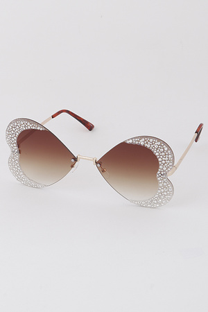 Jeweled Butterfly Sunglasses